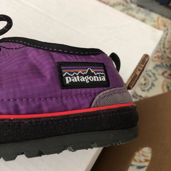 Rare Patagonia Woman’s Nylon Purple Size 8 Lace -Up Sneakers - Picture 5 of 16